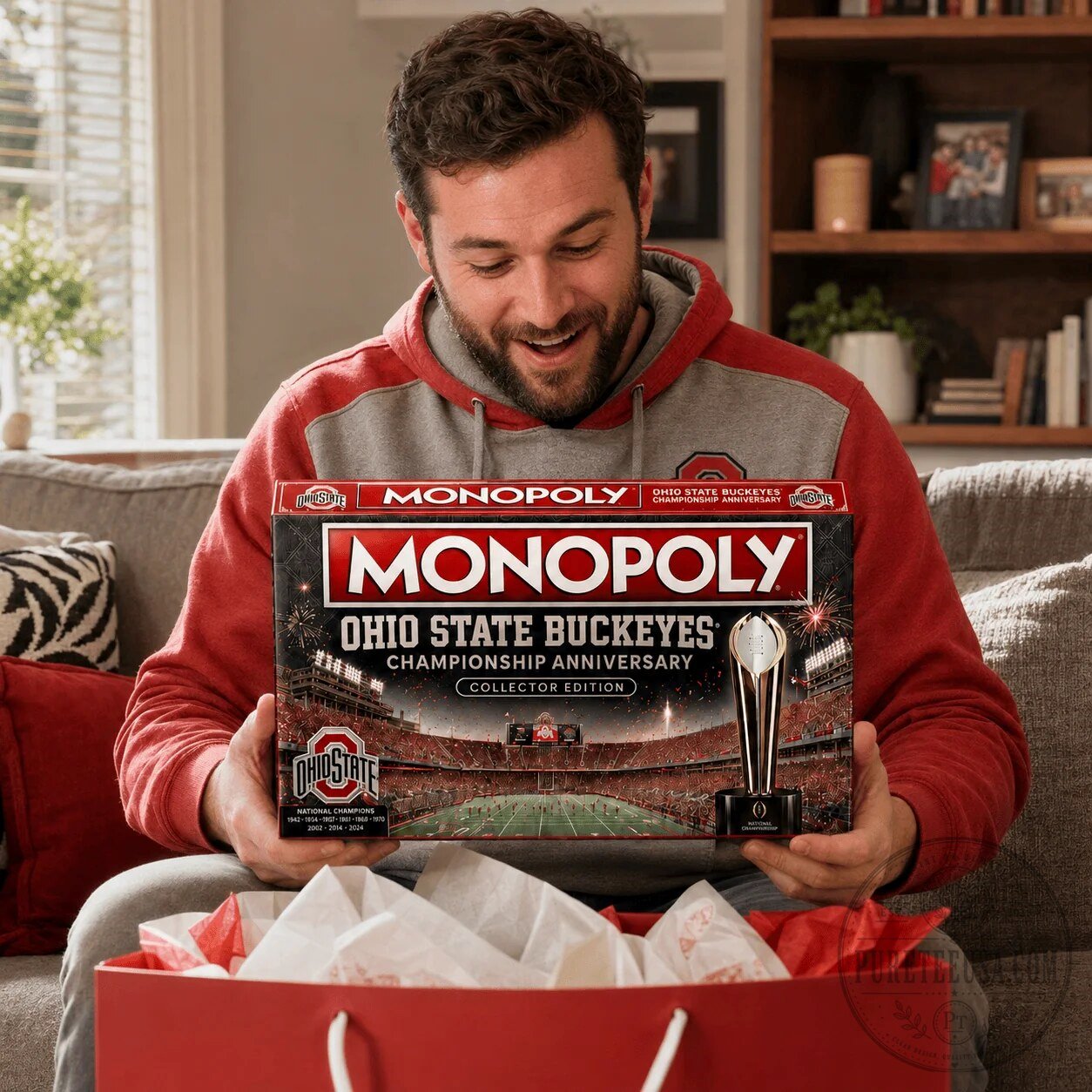 Ohio State Buckeyes Monopoly Championship Anniversary Collector Edition Board Game 8 Ohio State Buckeyes Monopoly Championship Anniversary Collector Edition Board Game
