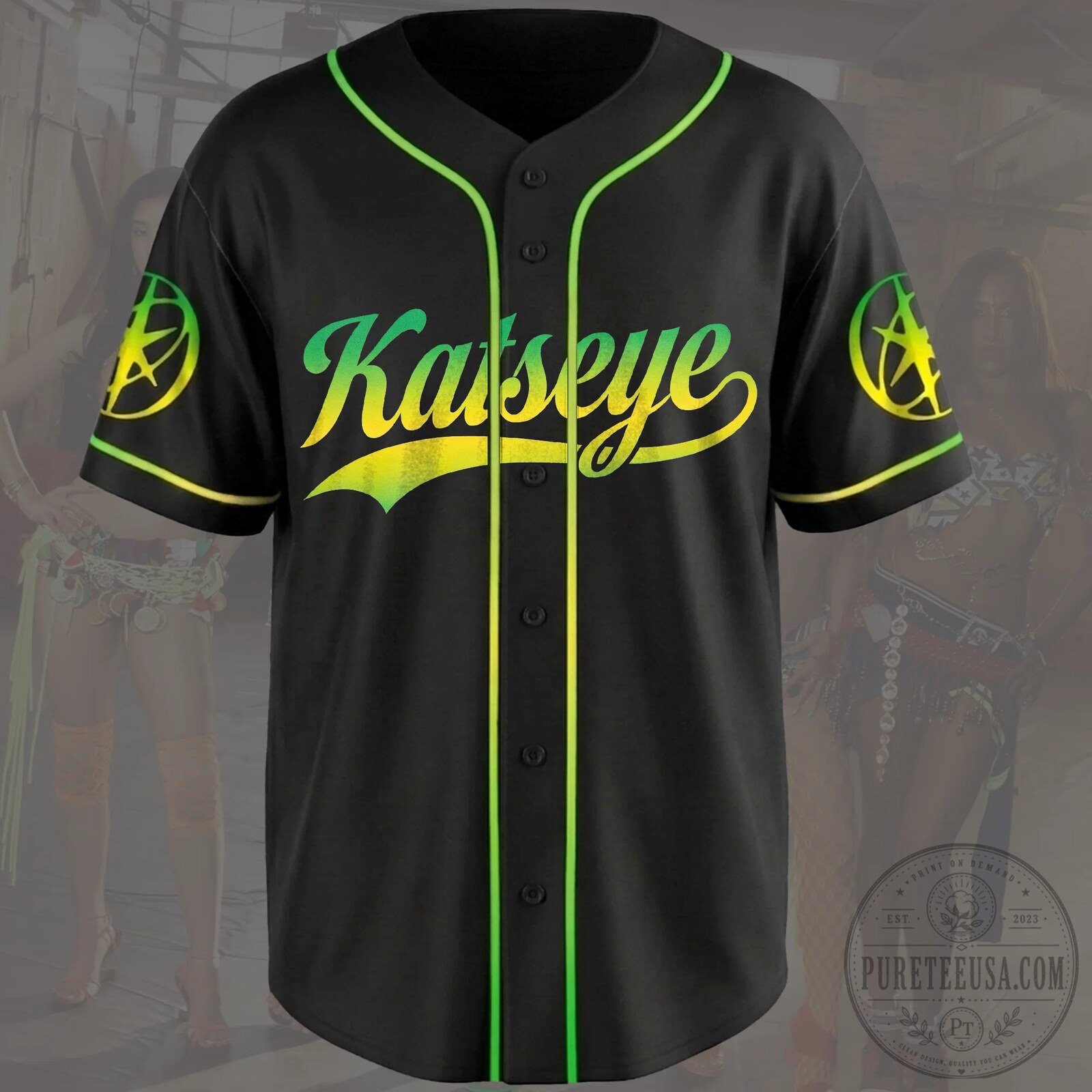 Katseye The Wildworld Tour Hootie Frutti Baseball Jersey 9 Katseye The Wildworld Tour Hootie Frutti Baseball Jersey
