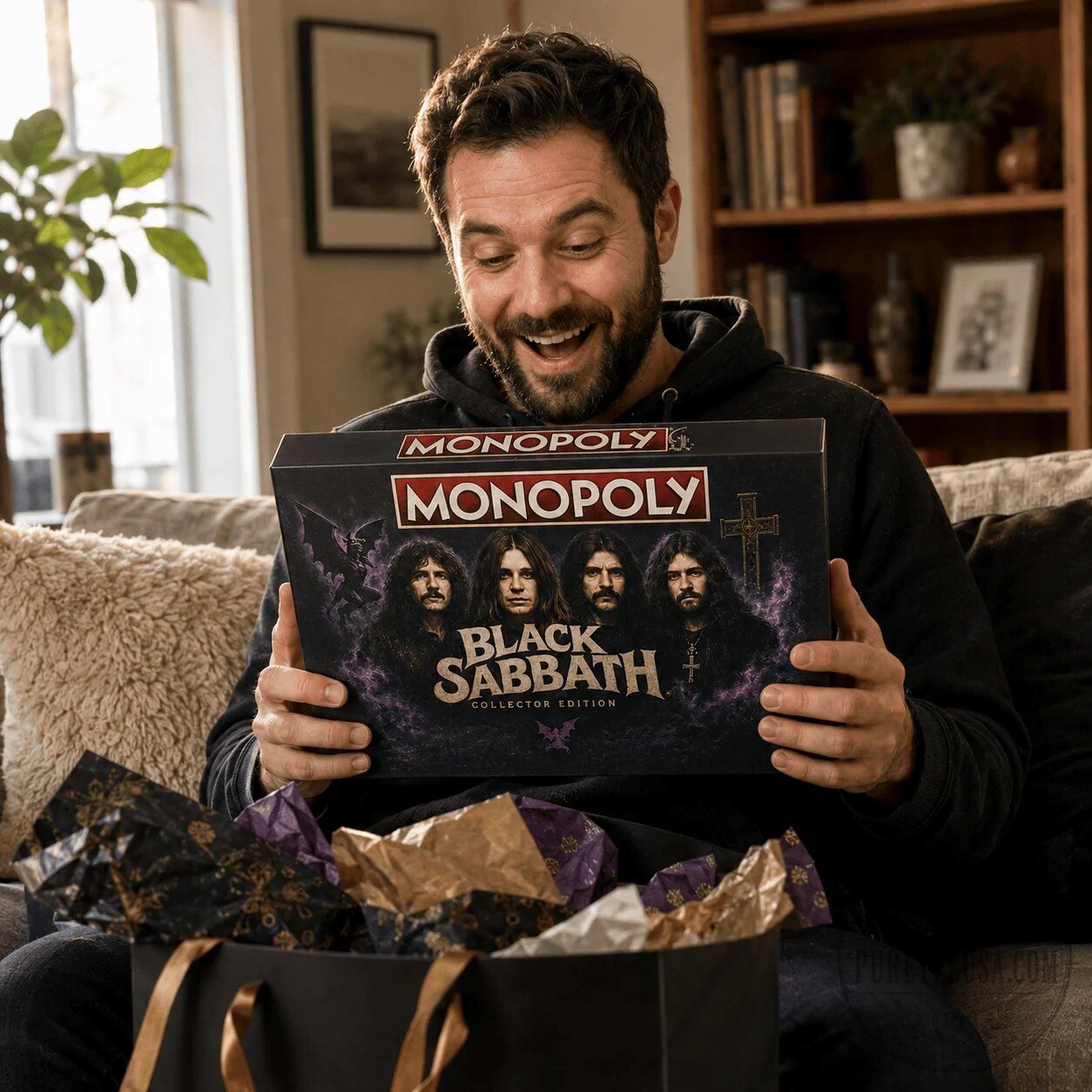 Black Sabbath Collector's Edition Monopoly Board Game Set 8 Black Sabbath Collector