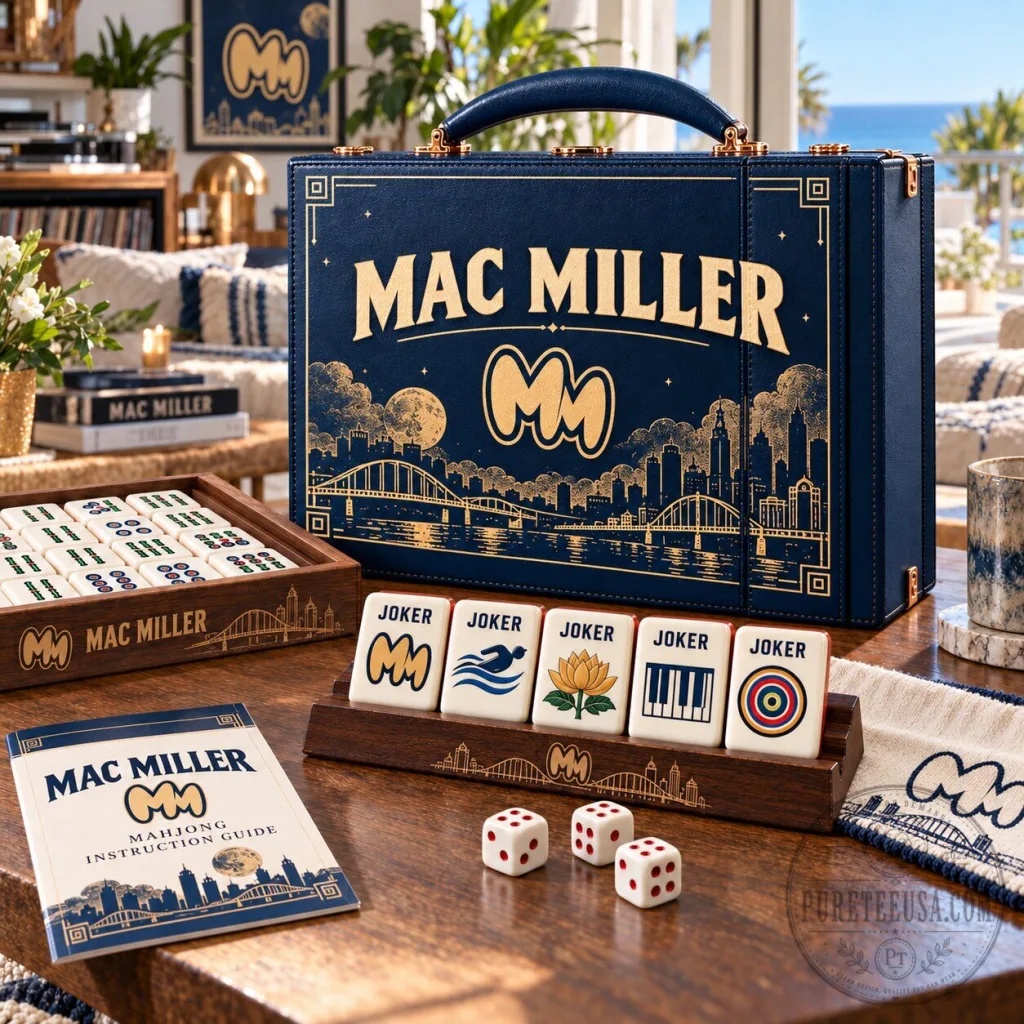 Mac Miller Premium Mahjong Set Game Night Edition with Instruction Guide Mac Miller Premium Mahjong Set Game Night Edition with Instruction Guide
