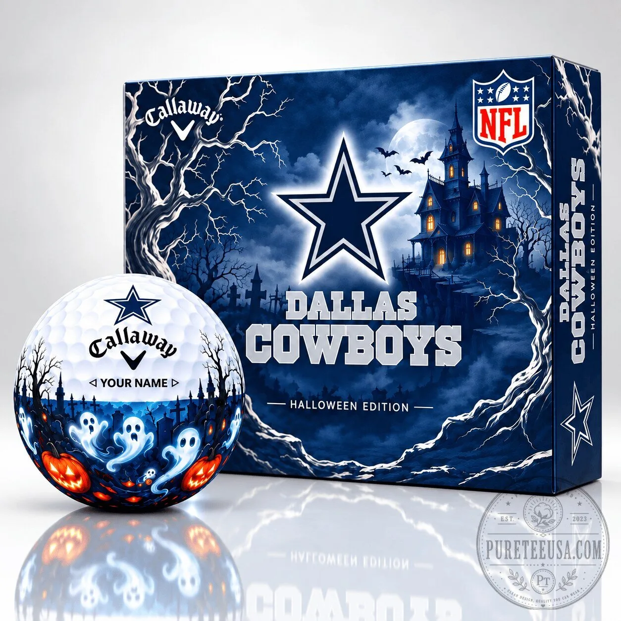 Dallas Cowboys Halloween Edition Golf Ball Set 2 Dallas Cowboys Halloween Edition Golf Ball Set