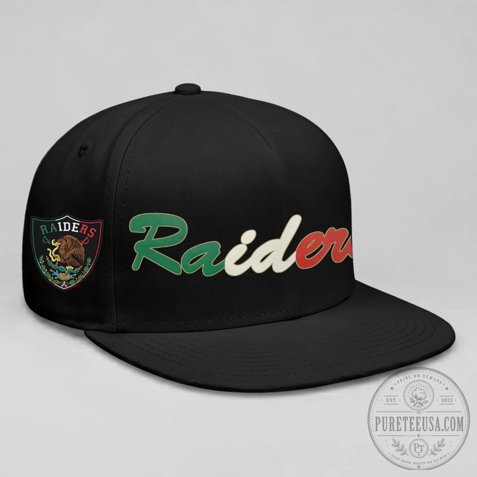 Oakland Raiders Mexico Edition Personalized Black Snapback Cap Hat 5 Oakland Raiders Mexico Edition Personalized Black Snapback Cap Hat