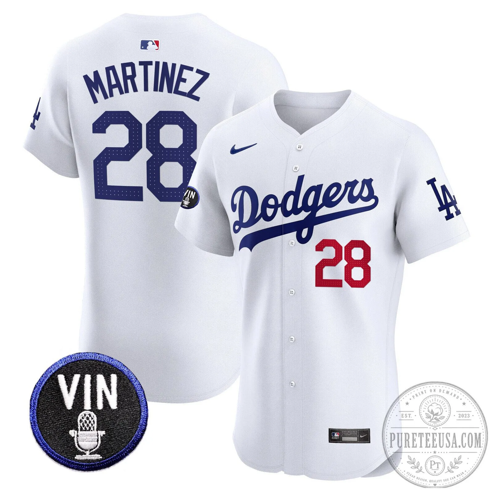 Los Angeles Dodgers Shohei Ohtani Number 17 Vin Scully Patch Baseball Jersey 49 Los Angeles Dodgers Shohei Ohtani Number 17 Vin Scully Patch Baseball Jersey