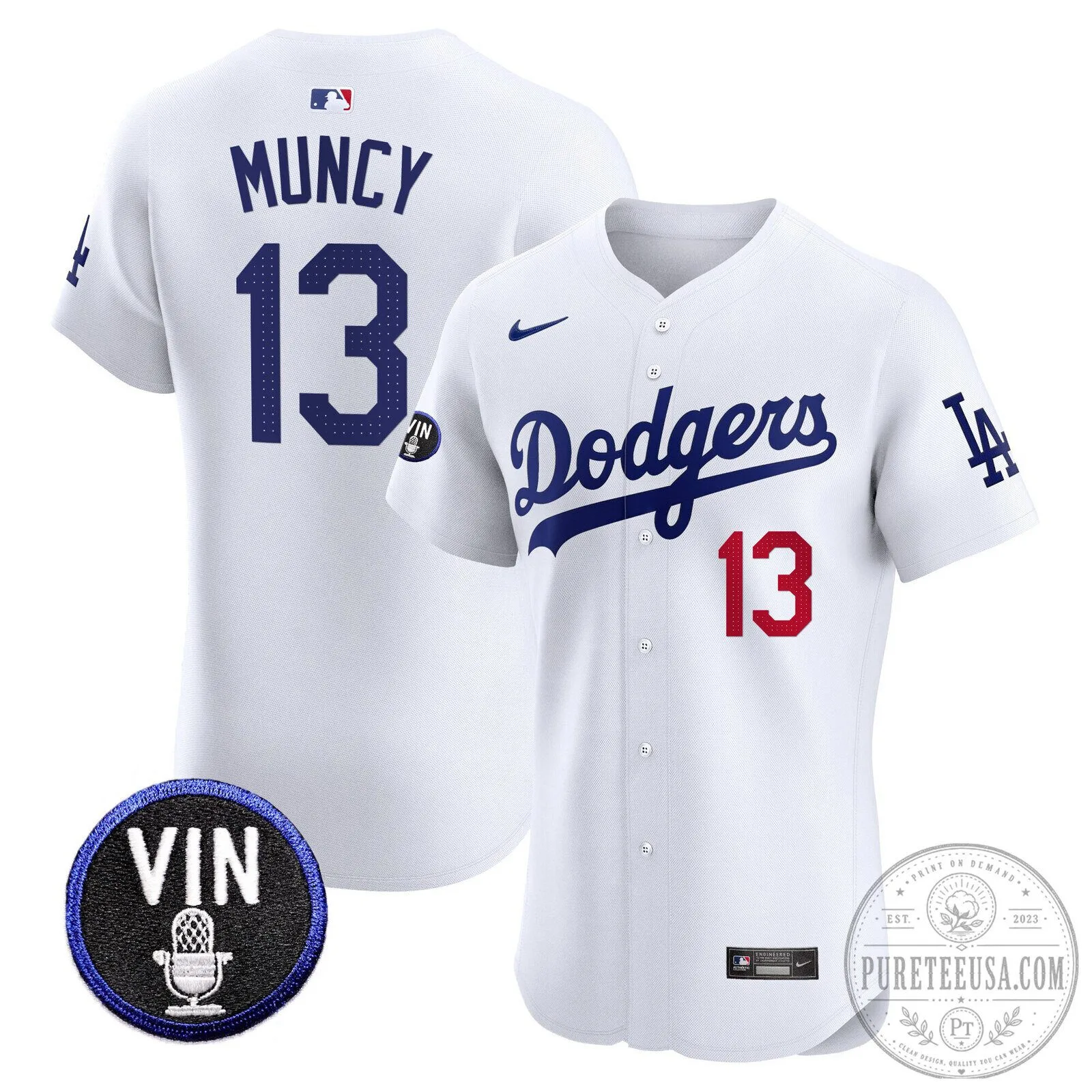 Los Angeles Dodgers Shohei Ohtani Number 17 Vin Scully Patch Baseball Jersey 50 Los Angeles Dodgers Shohei Ohtani Number 17 Vin Scully Patch Baseball Jersey