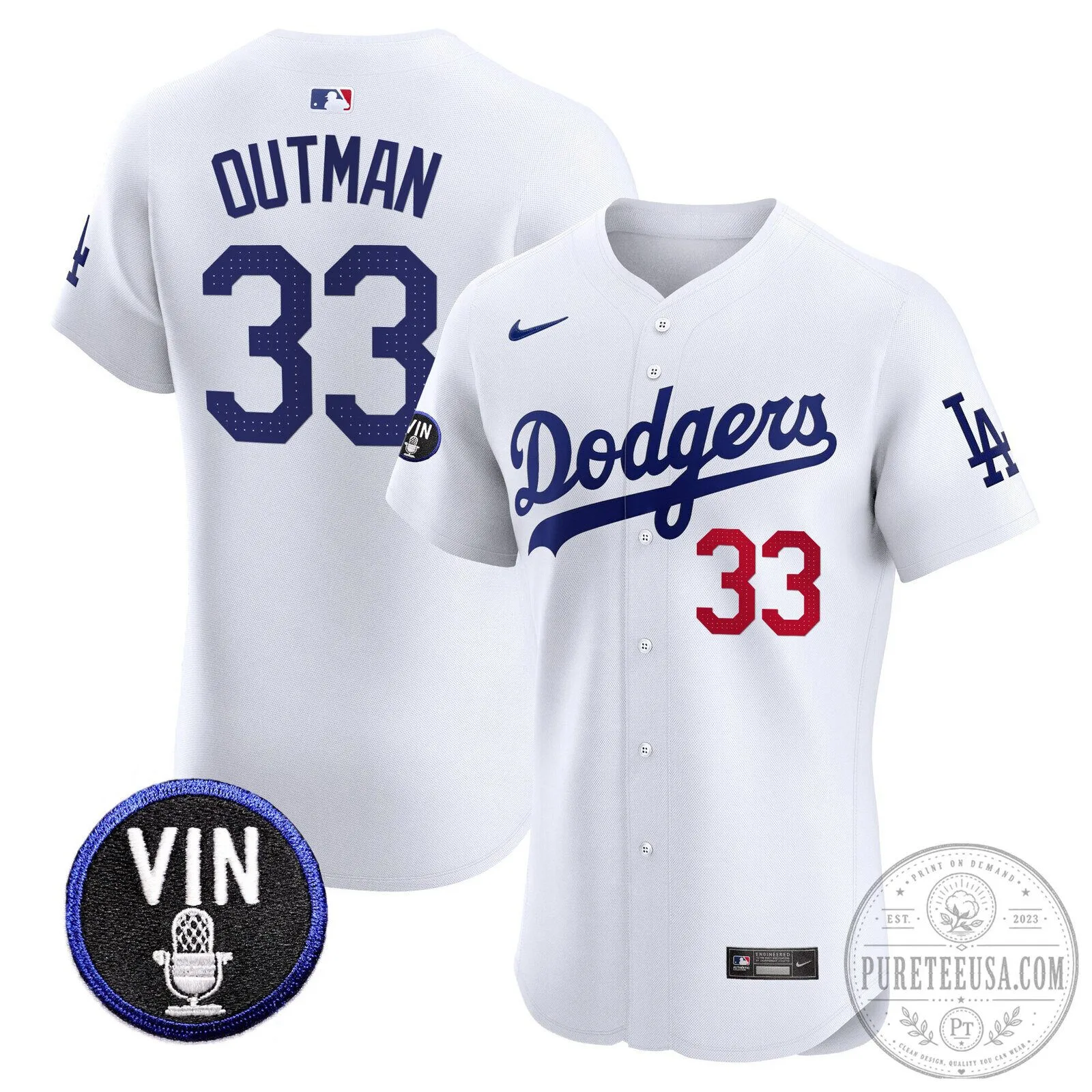 Los Angeles Dodgers Shohei Ohtani Number 17 Vin Scully Patch Baseball Jersey 51 Los Angeles Dodgers Shohei Ohtani Number 17 Vin Scully Patch Baseball Jersey