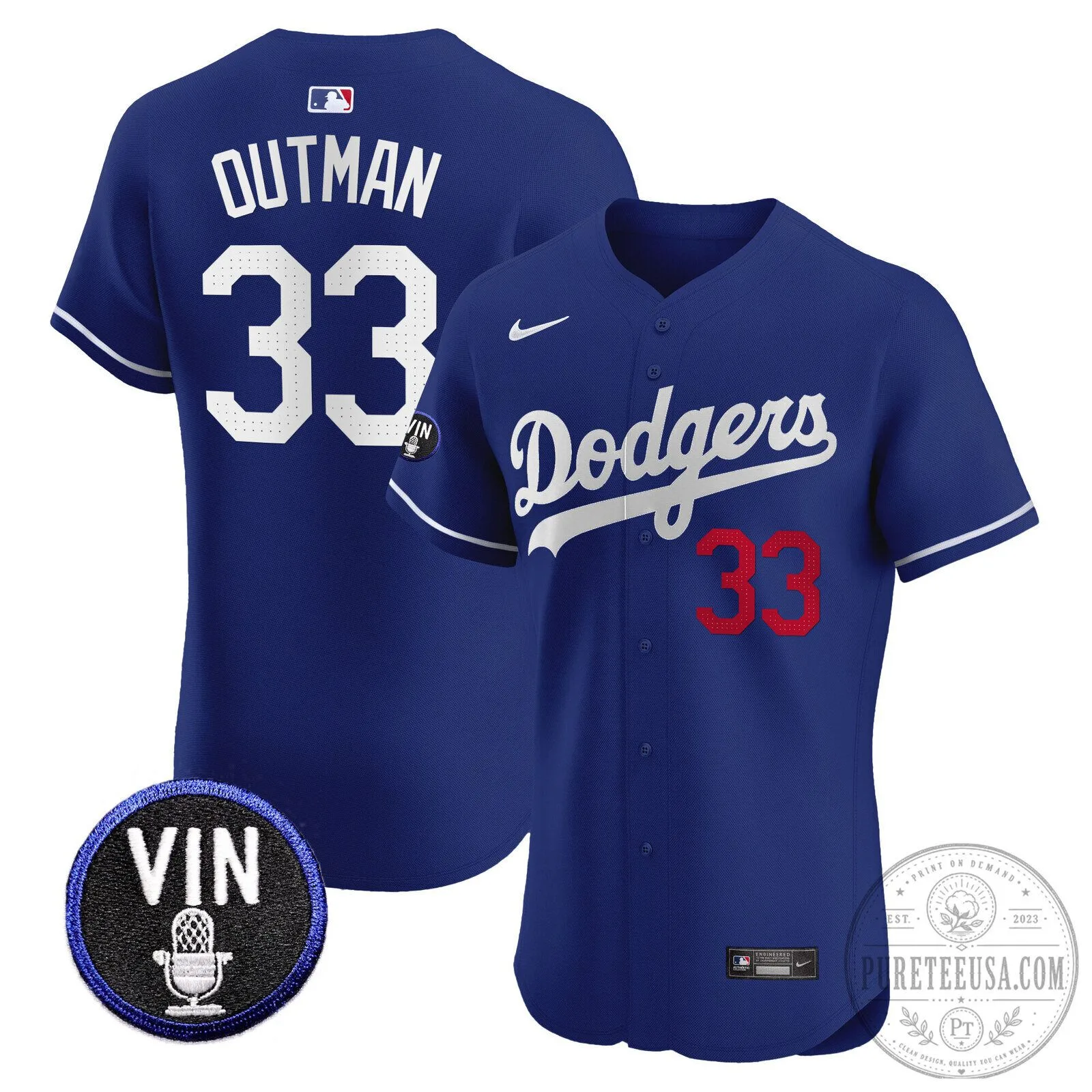 Los Angeles Dodgers Shohei Ohtani Number 17 Vin Scully Patch Baseball Jersey 61 Los Angeles Dodgers Shohei Ohtani Number 17 Vin Scully Patch Baseball Jersey