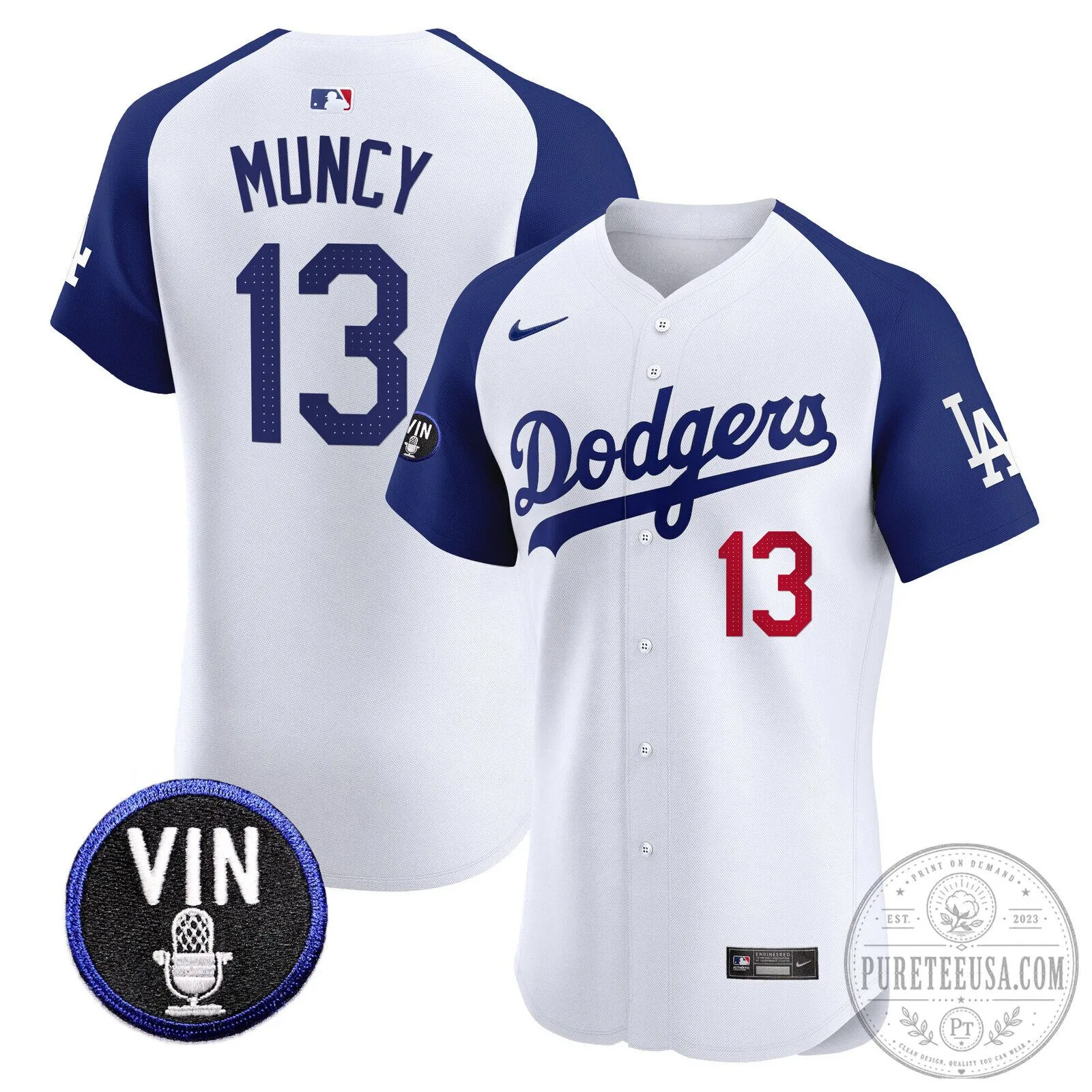 Los Angeles Dodgers Shohei Ohtani Number 17 Vin Scully Patch Baseball Jersey 70 Los Angeles Dodgers Shohei Ohtani Number 17 Vin Scully Patch Baseball Jersey