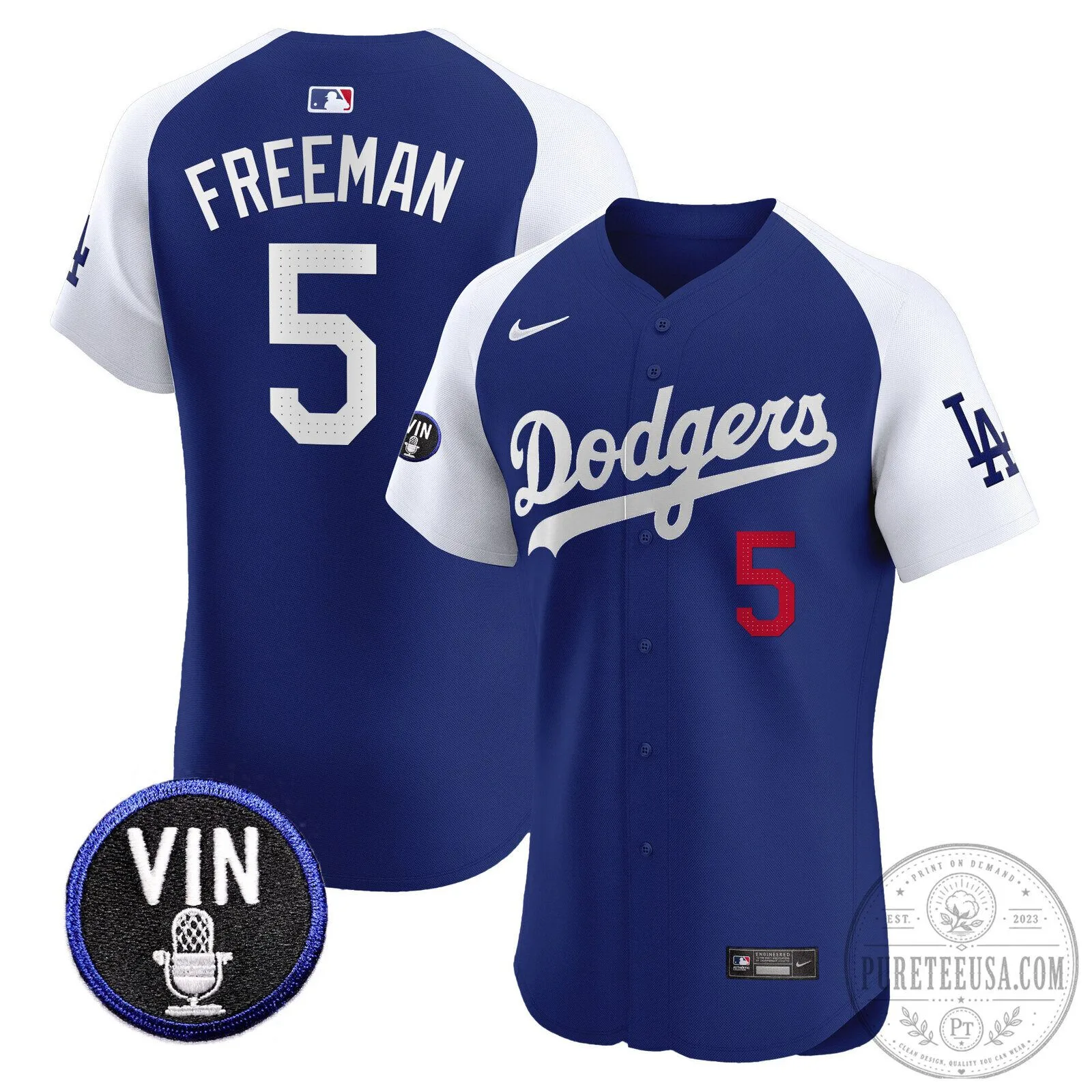 Los Angeles Dodgers Shohei Ohtani Number 17 Vin Scully Patch Baseball Jersey 75 Los Angeles Dodgers Shohei Ohtani Number 17 Vin Scully Patch Baseball Jersey