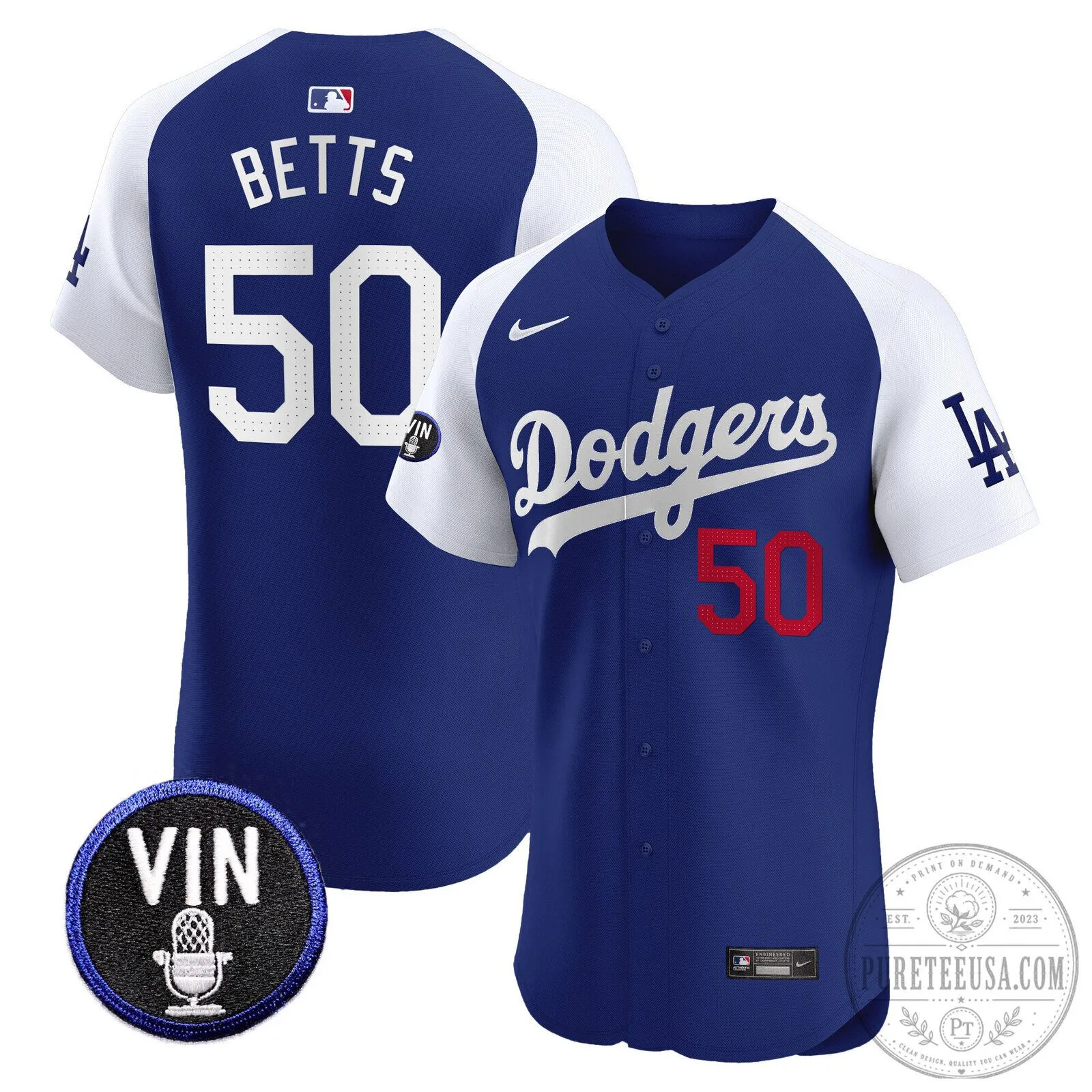 Los Angeles Dodgers Shohei Ohtani Number 17 Vin Scully Patch Baseball Jersey 76 Los Angeles Dodgers Shohei Ohtani Number 17 Vin Scully Patch Baseball Jersey
