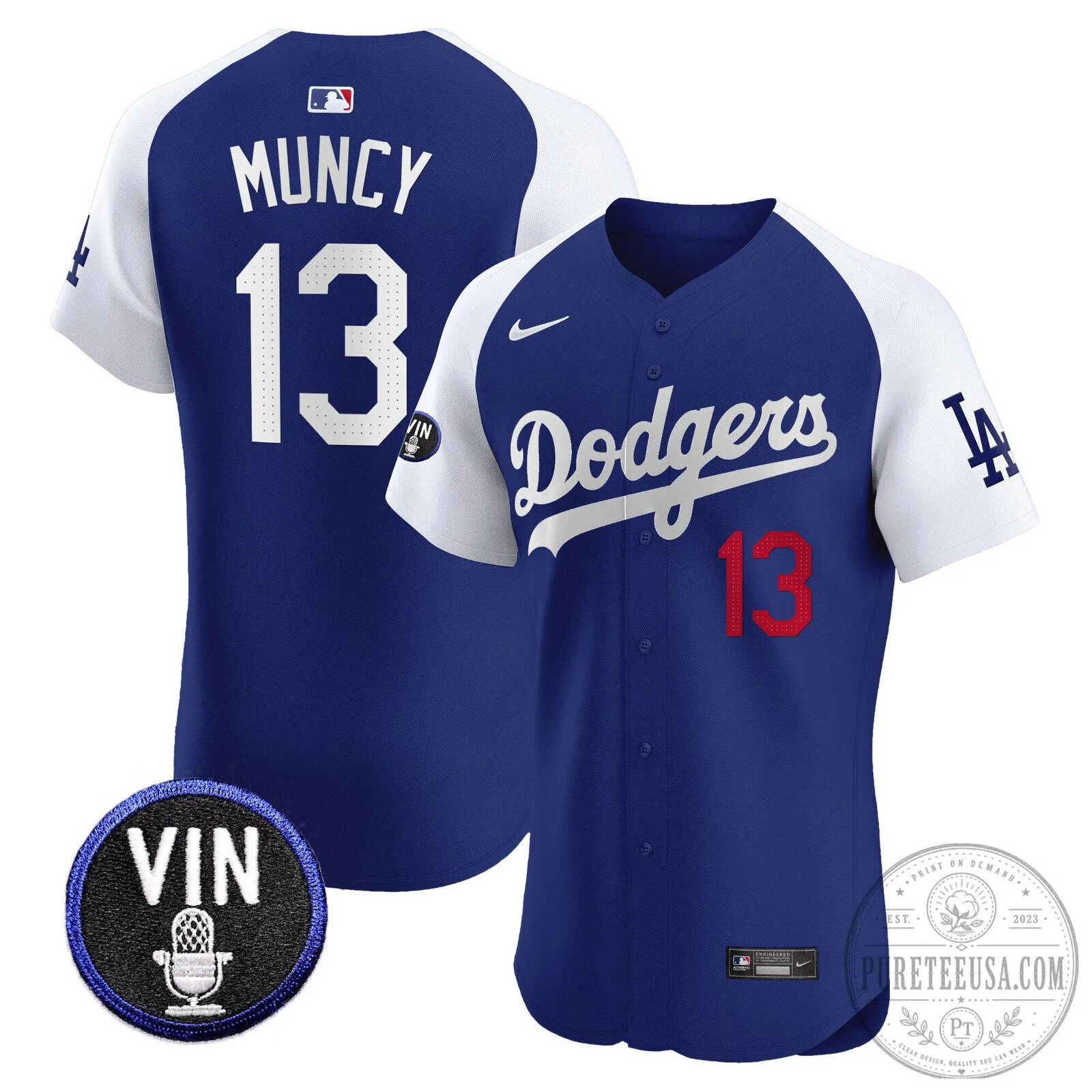 Los Angeles Dodgers Shohei Ohtani Number 17 Vin Scully Patch Baseball Jersey 80 Los Angeles Dodgers Shohei Ohtani Number 17 Vin Scully Patch Baseball Jersey