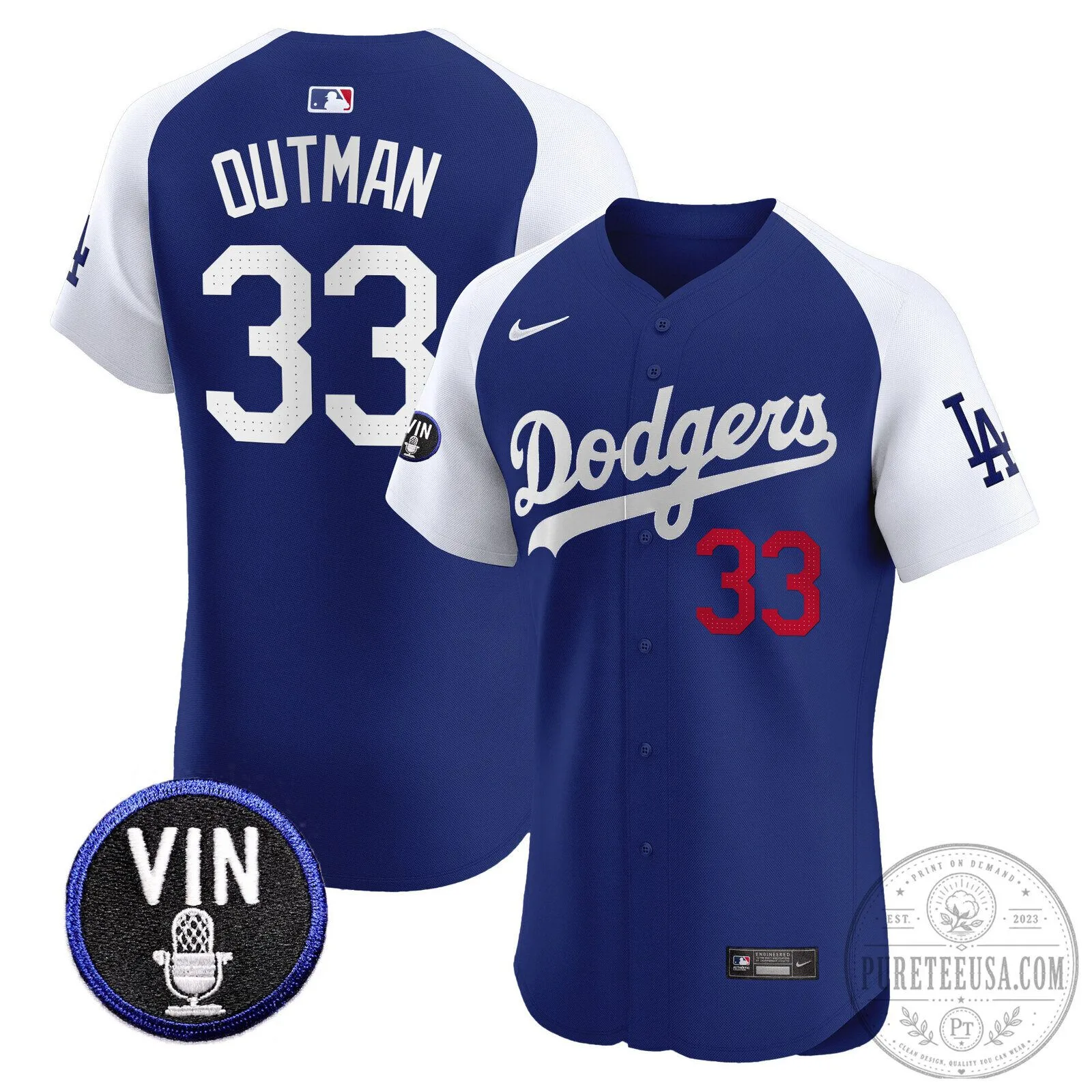 Los Angeles Dodgers Shohei Ohtani Number 17 Vin Scully Patch Baseball Jersey 81 Los Angeles Dodgers Shohei Ohtani Number 17 Vin Scully Patch Baseball Jersey