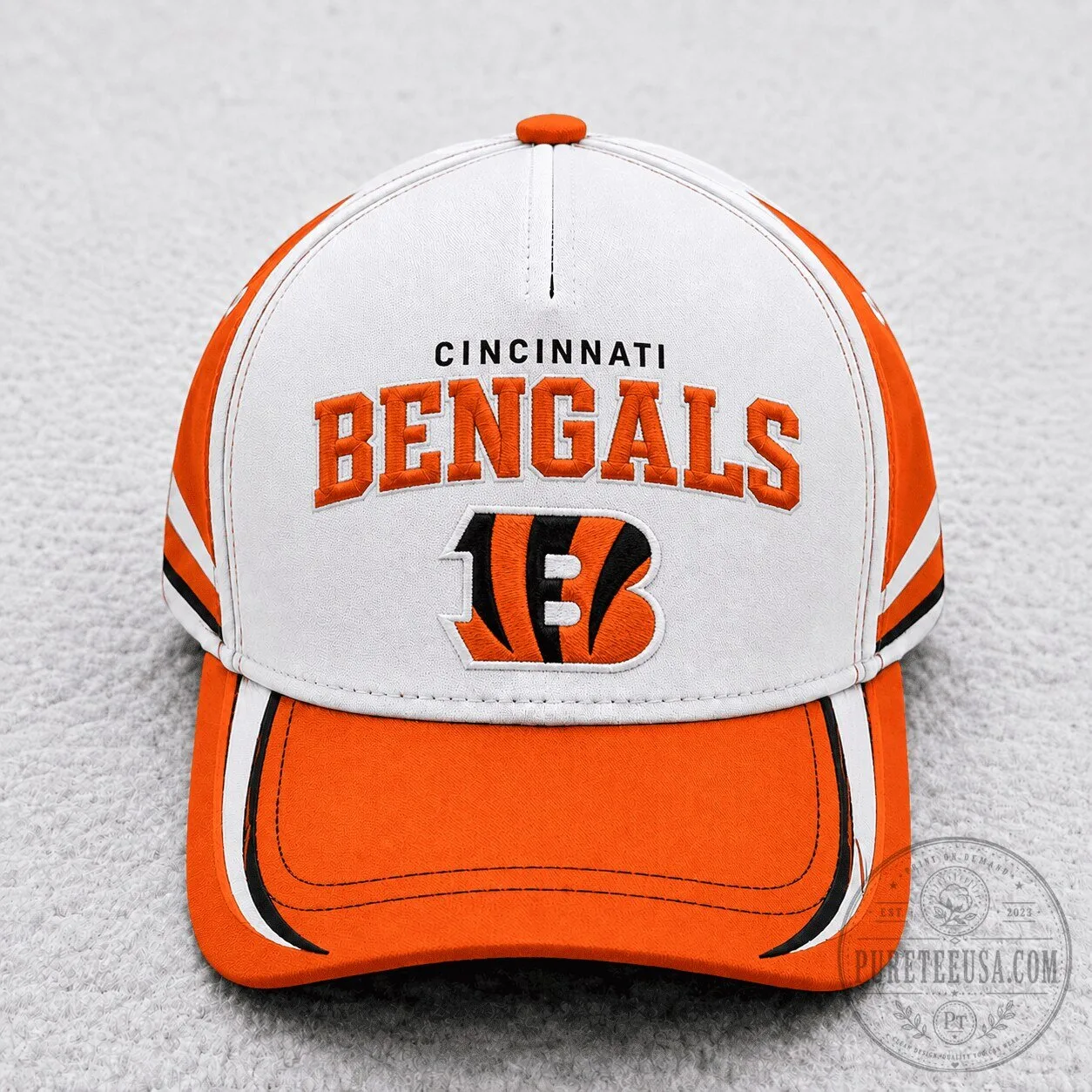 Cincinnati Bengals National Football League Heritage Fan Cap Hat 2 Cincinnati Bengals National Football League Heritage Fan Cap Hat