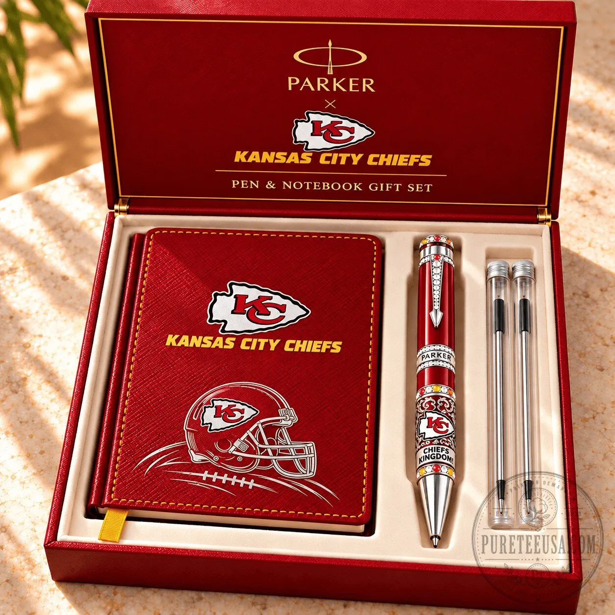 Kansas City Chiefs Parker Pen and Notebook Gift Set