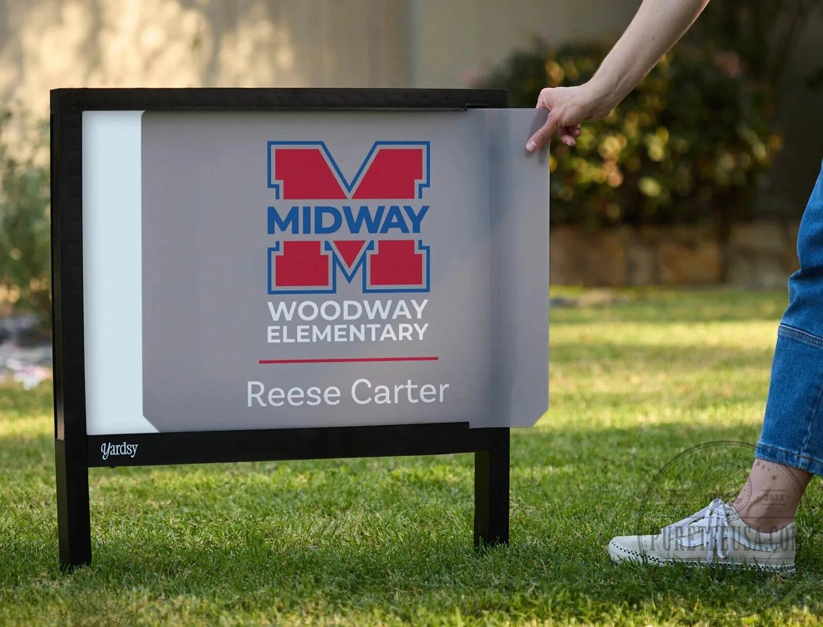 Midway Woodway Elementary School Custom Yard Sign with Student Name 11 Midway Woodway Elementary School Custom Yard Sign with Student Name