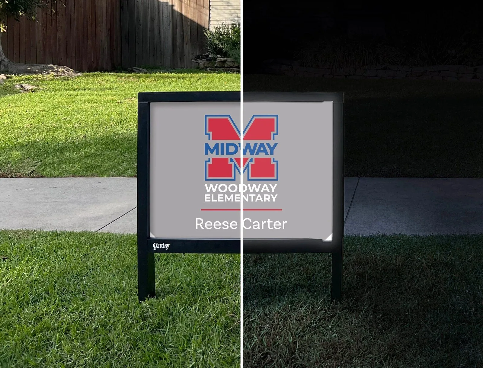 Midway Woodway Elementary School Custom Yard Sign with Student Name 13 Midway Woodway Elementary School Custom Yard Sign with Student Name