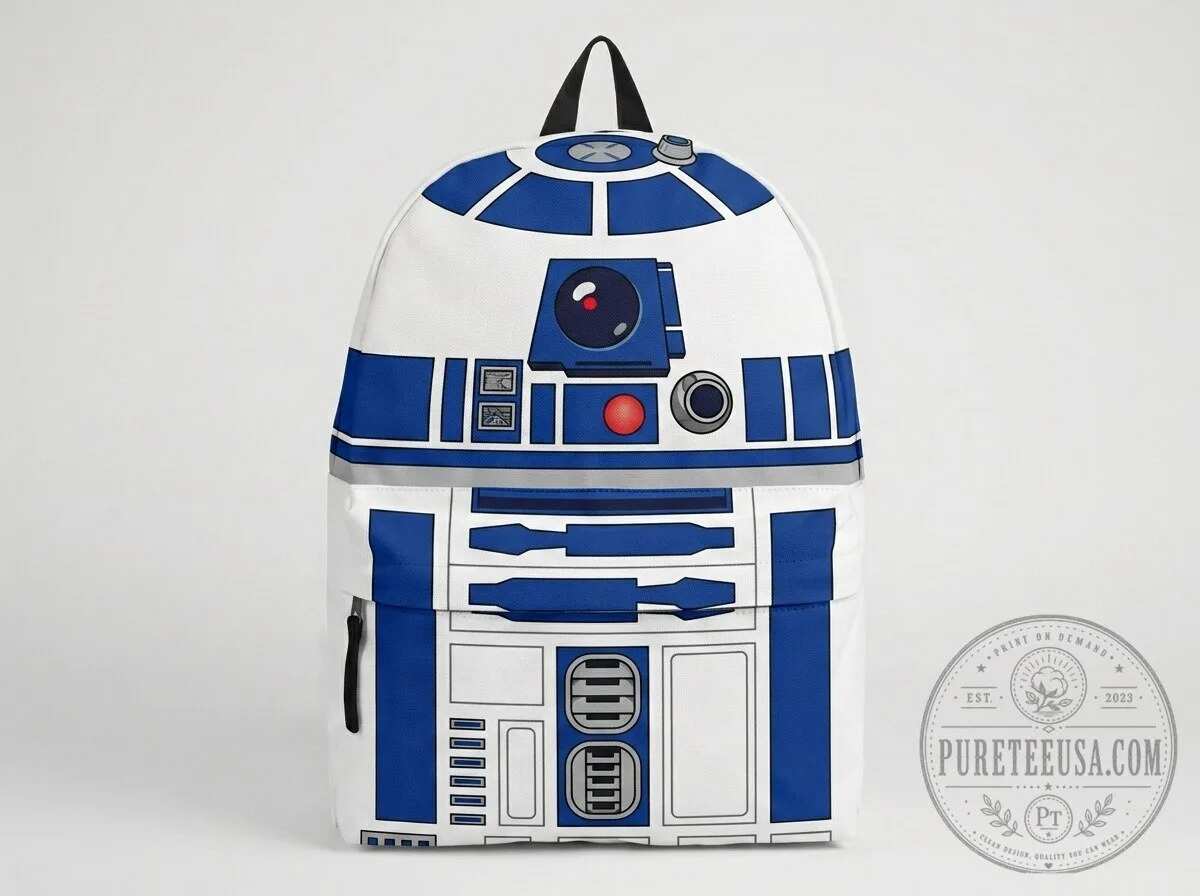 Star Wars R2-D2 Droid Robot Character Design Backpack