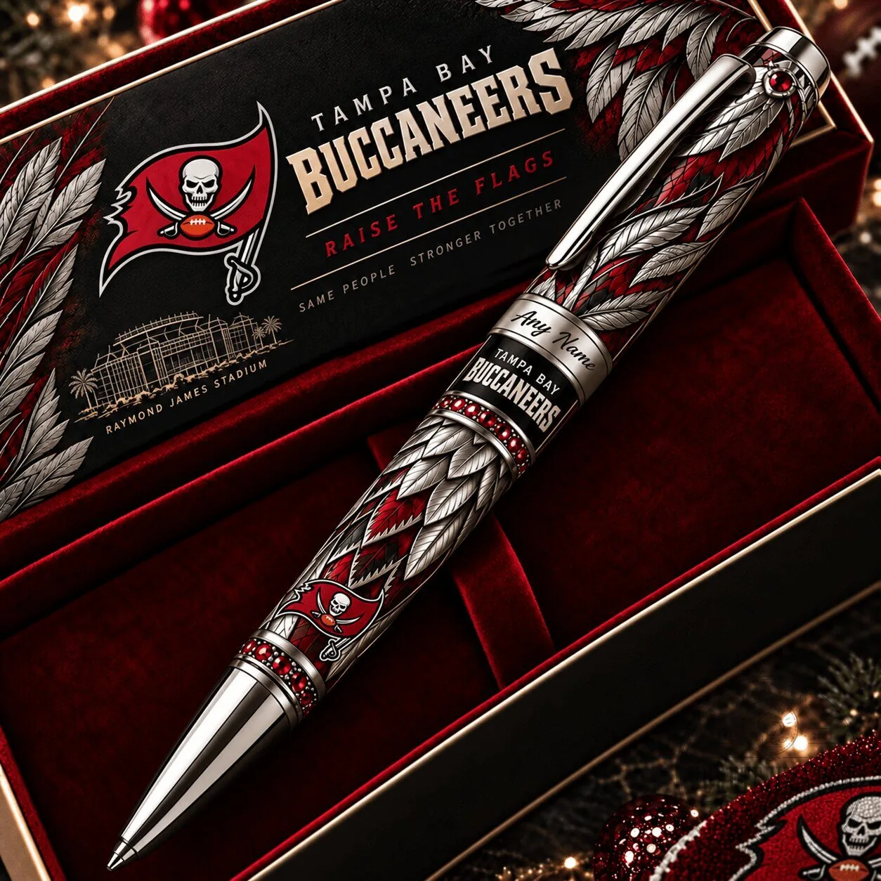 Tampa Bay Buccaneers NFL Football Team Custom Engraved Ballpoint Pen Gift