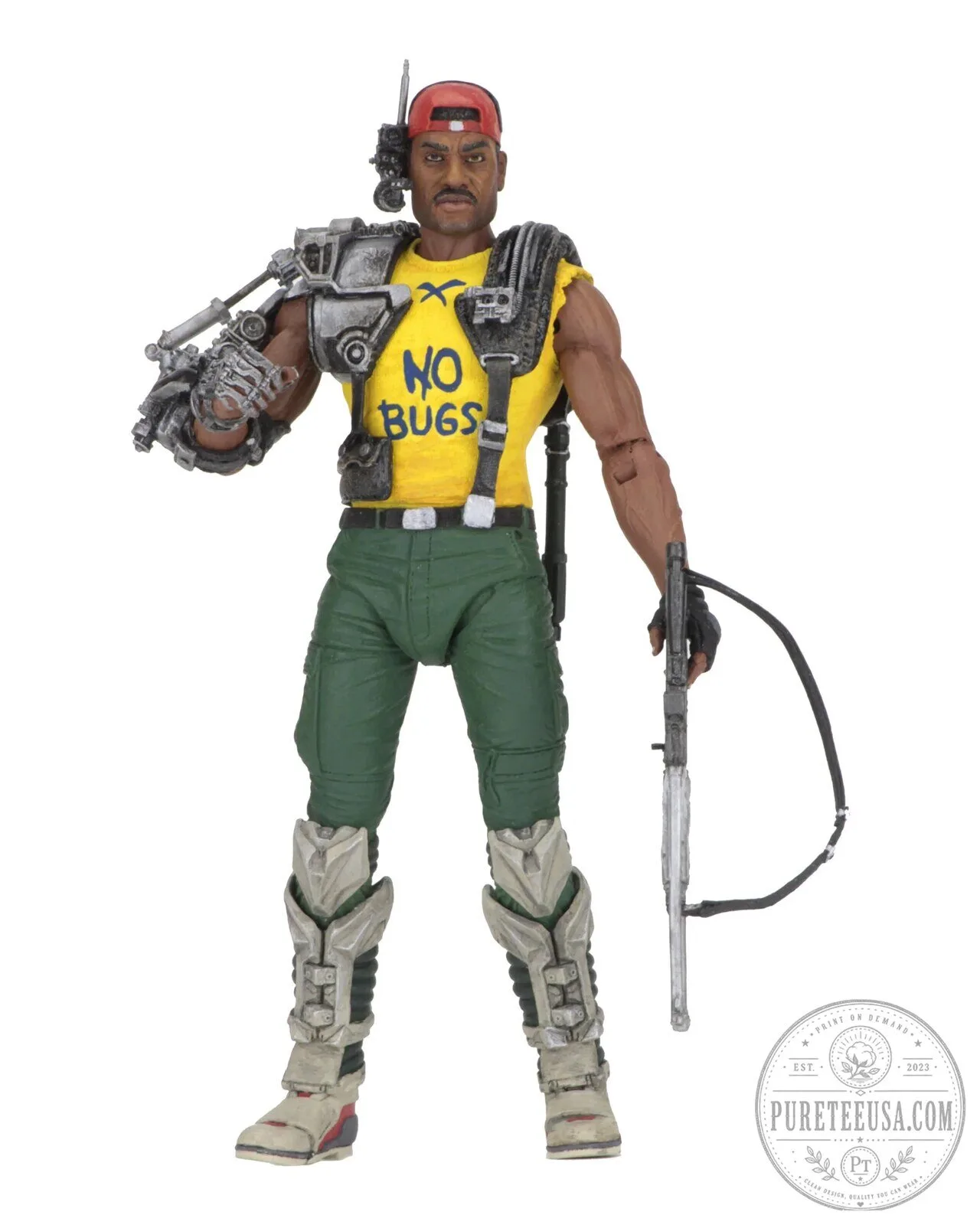 Aliens Sergeant Apone No Bugs Movie Quote Action Figure Collectible