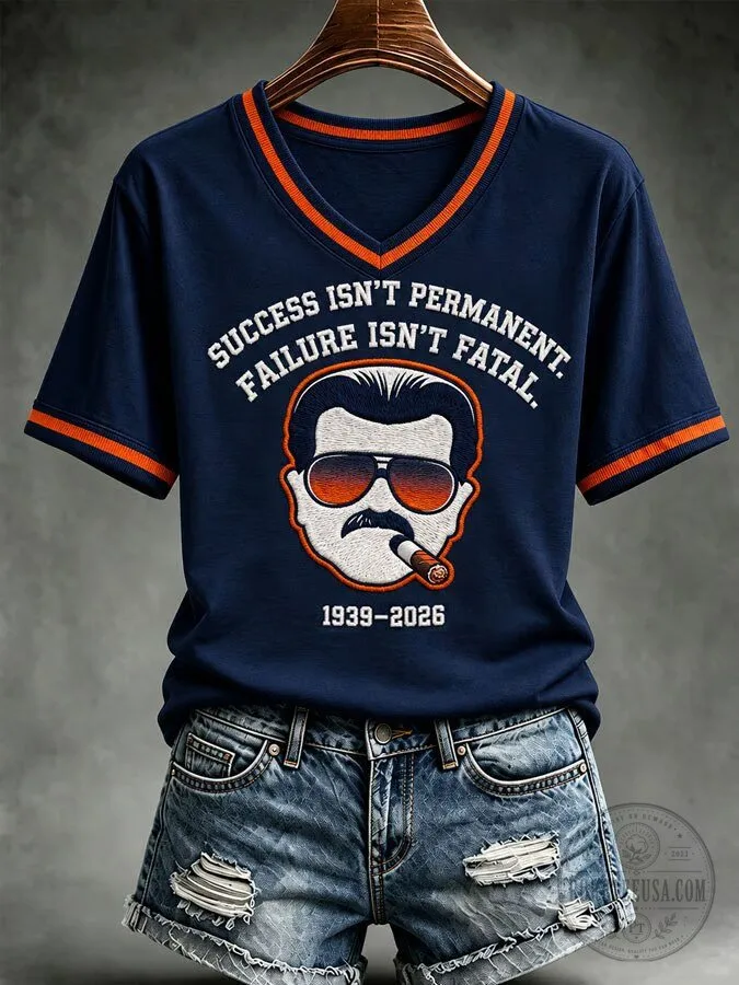 Don Shula Miami Dolphins Success Isn't Permanent Failure Isn't Fatal T-Shirt 1 Don Shula Miami Dolphins Success Isn't Permanent Failure Isn't Fatal T-Shirt