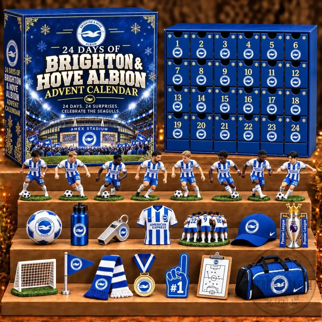 Brighton and Hove Albion Football Club 24 Day Advent Calendar Blind Box Brighton and Hove Albion Football Club 24 Day Advent Calendar Blind Box