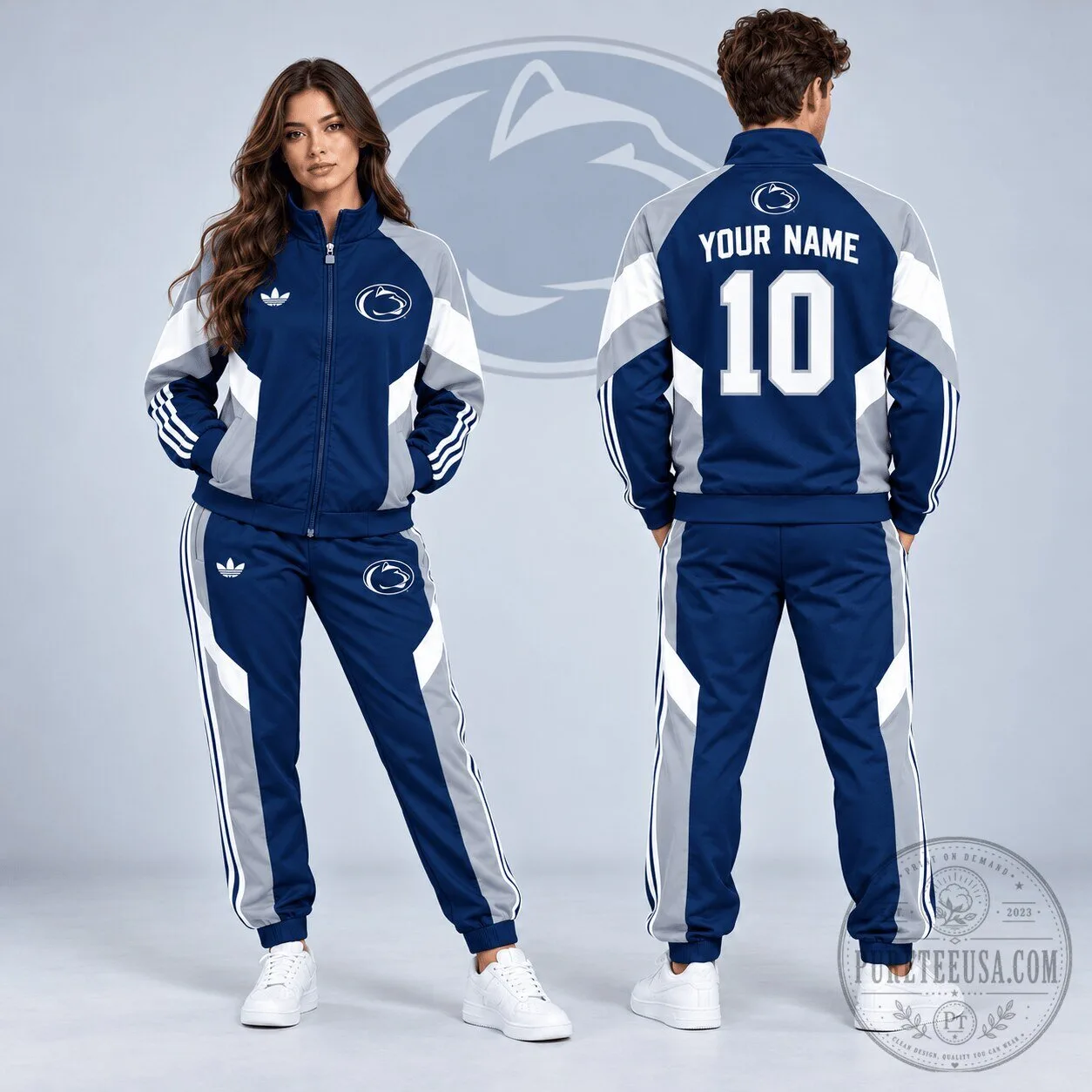Penn State Nittany Lions NCAA Personalized Tracksuit Jacket