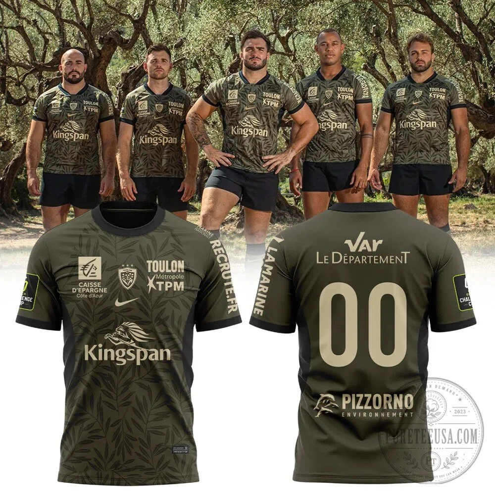 Rugby Club Toulonnais Third Kit 2026-2027 Rugby Jersey