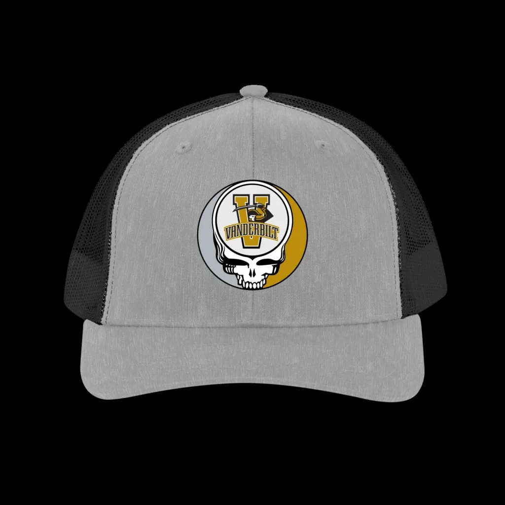 Vanderbilt Commodores Grateful Dead Steal Your Face Trucker Hat Vanderbilt Commodores Grateful Dead Steal Your Face Trucker Hat