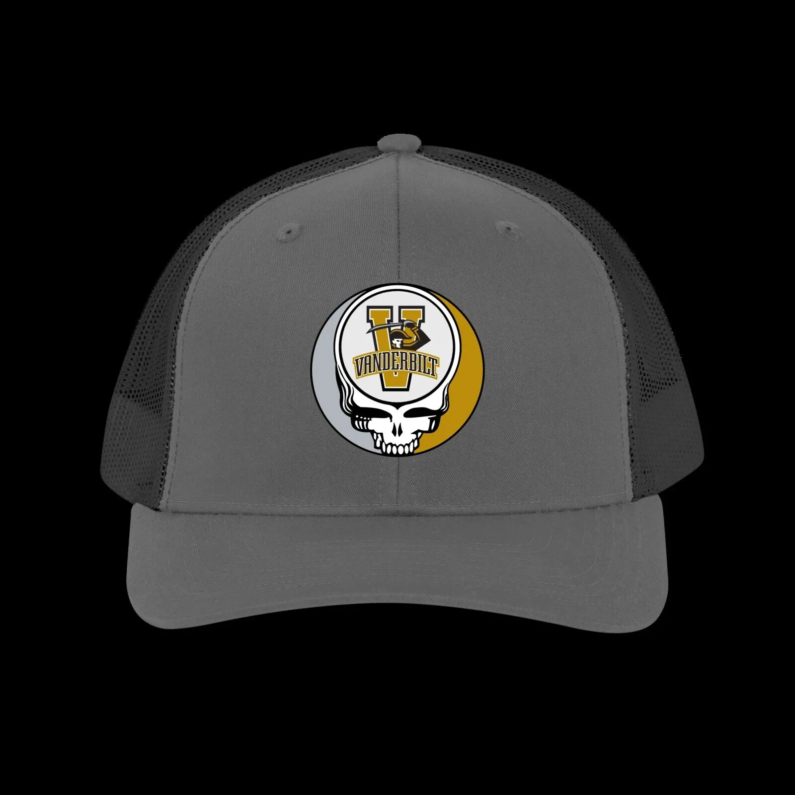 Vanderbilt Commodores Grateful Dead Steal Your Face Trucker Hat 7 Vanderbilt Commodores Grateful Dead Steal Your Face Trucker Hat